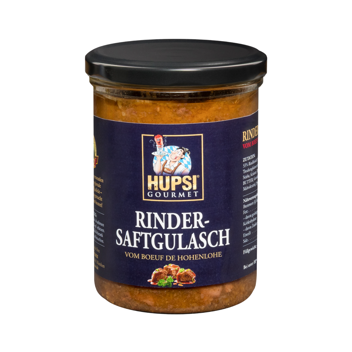 Rindergulasch im Glas