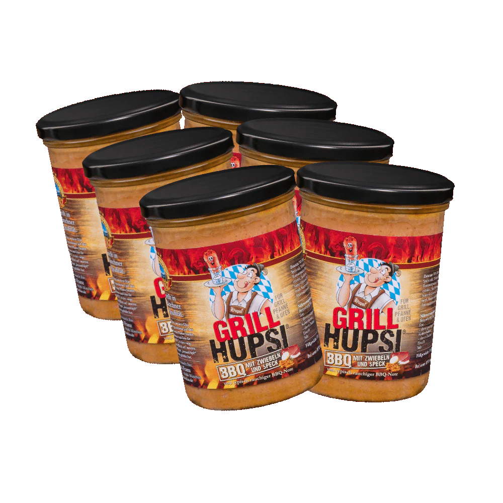 6er Paket von Grill BBQ Leberkäse im Glas