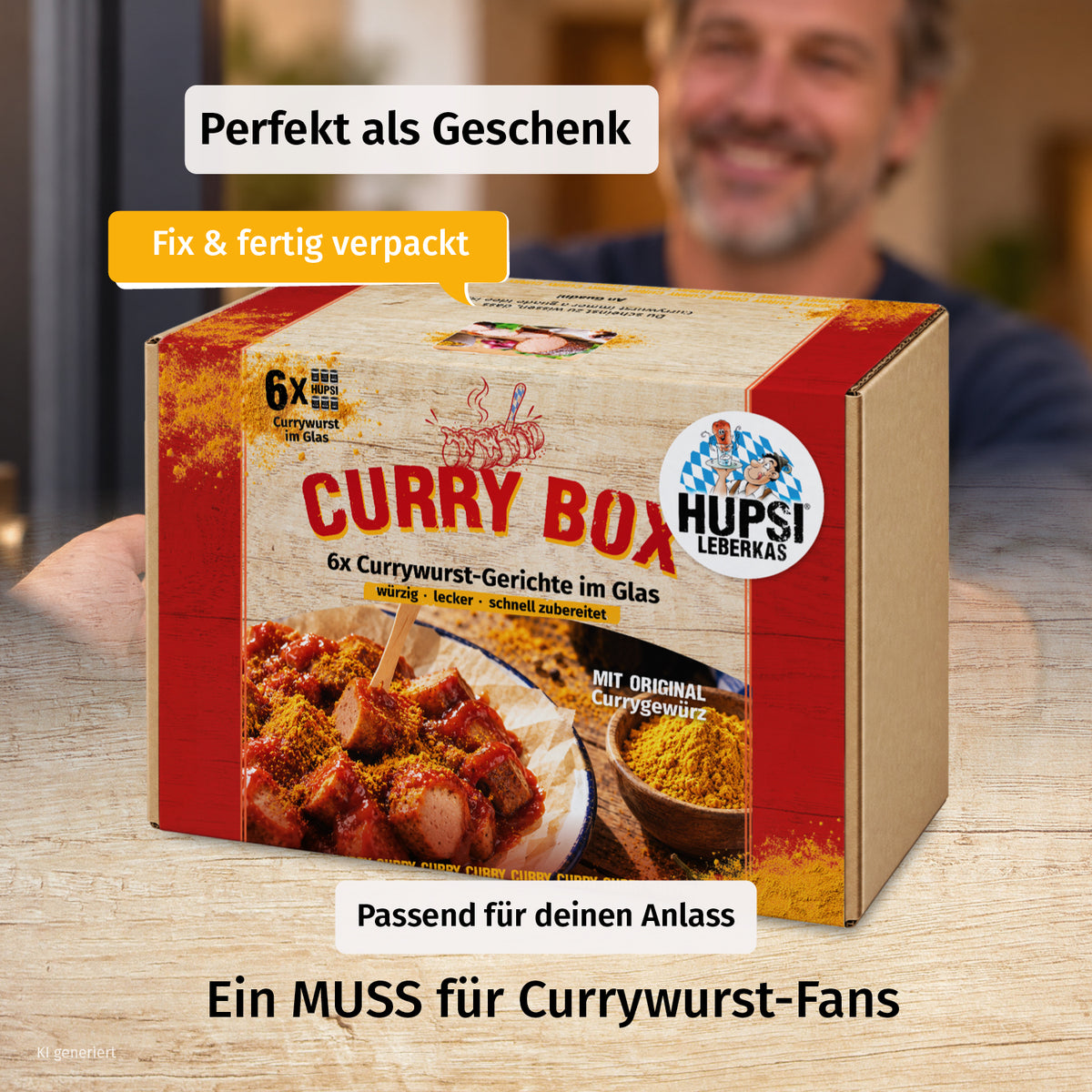 Klassik Currywurst-Box