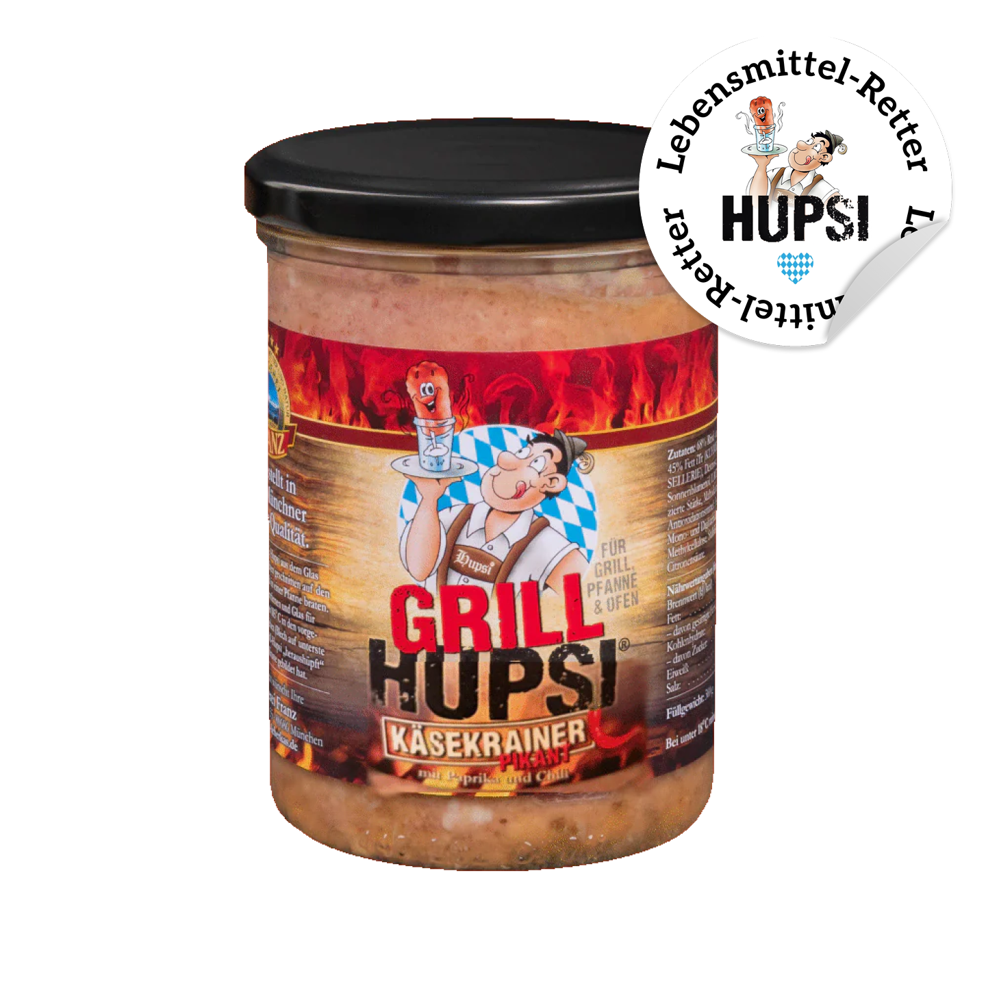 RETTER Käsekrainer pikant Grill-HUPSI