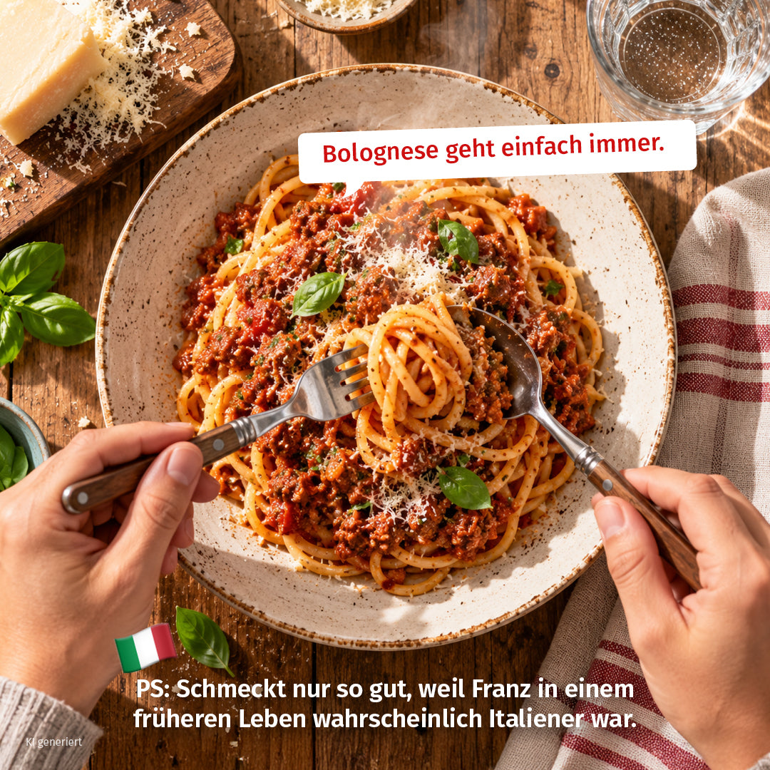 Pasta-Sauce Bolognese im Glas
