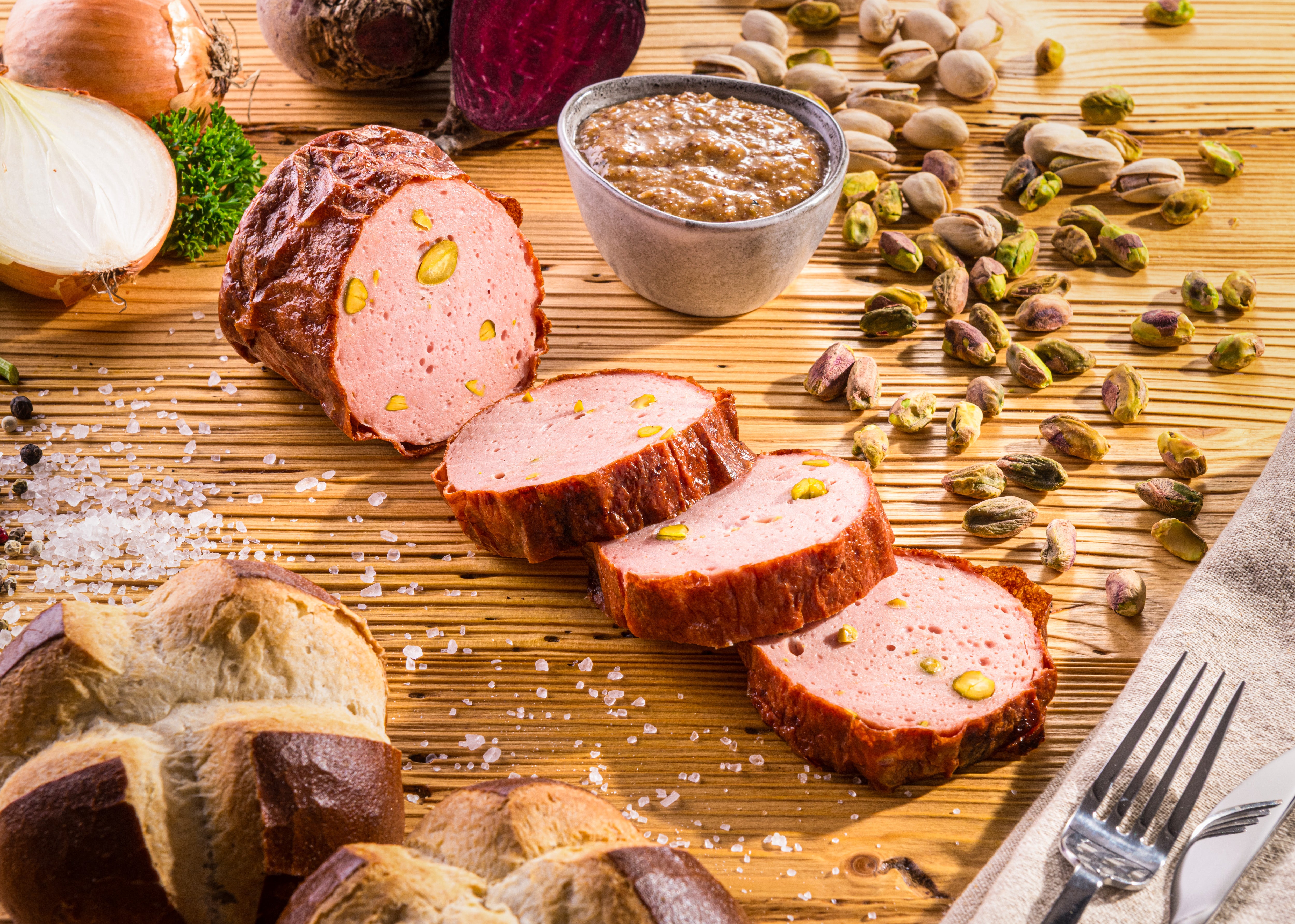 Pistazien Leberkäse