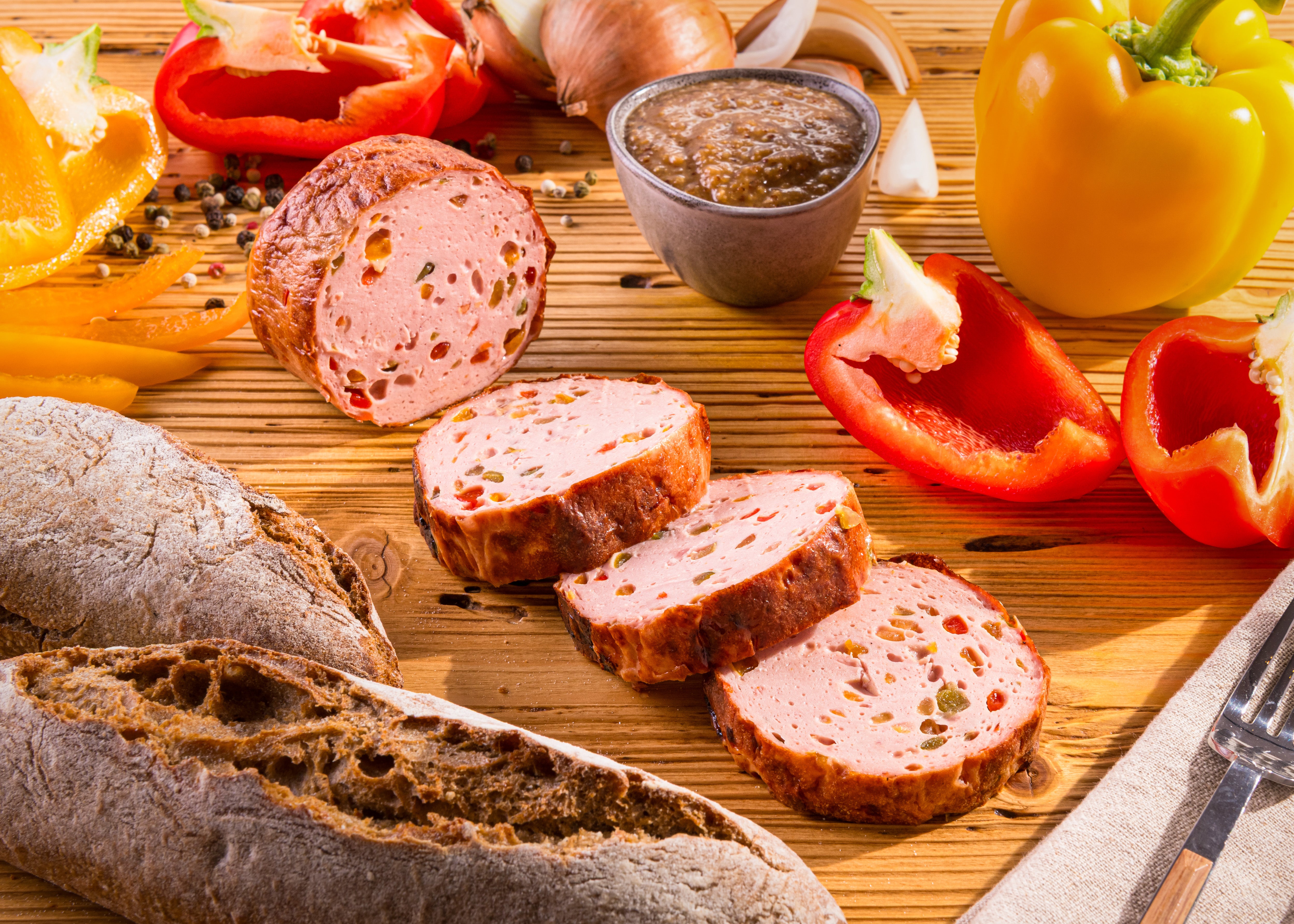 Paprika Leberkäse