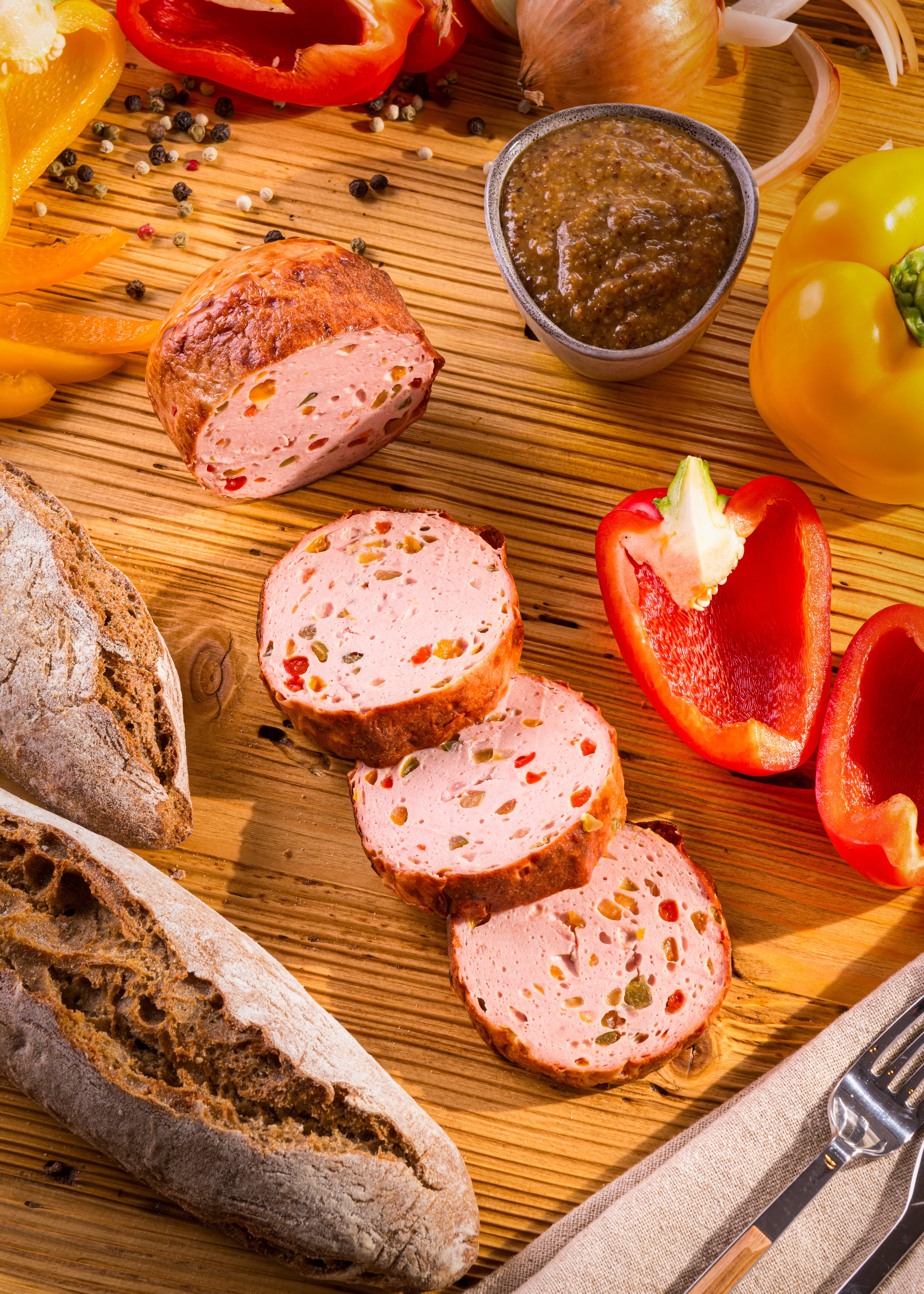 Paprika Leberkäse
