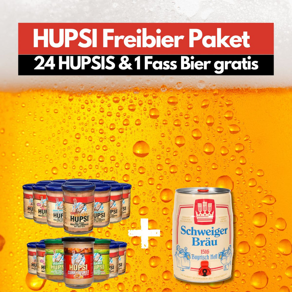 HUPSI LEBERKAS - Dein Krusten-Leberkäse zum Aufbacken aus dem Glas