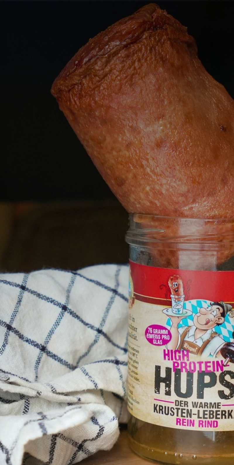 HUPSI LEBERKAS - Dein Krusten-Leberkäse zum Aufbacken aus dem Glas