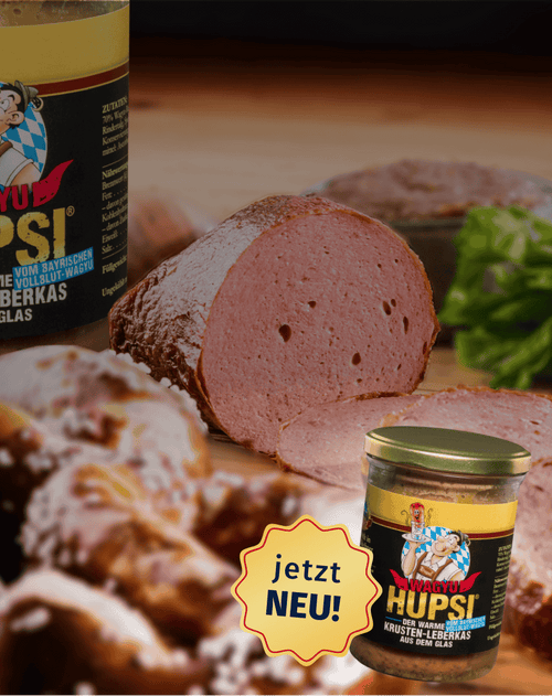 HUPSI LEBERKAS - Dein Krusten-Leberkäse zum Aufbacken aus dem Glas