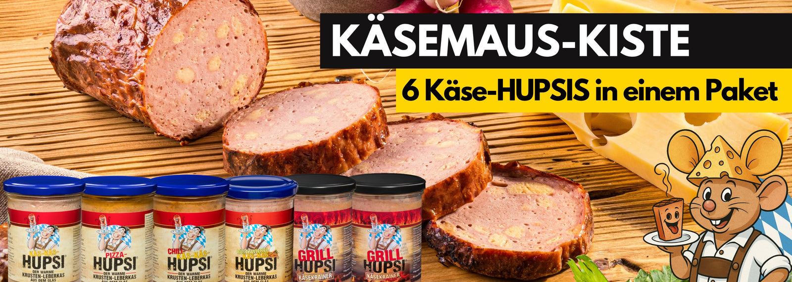 HUPSI LEBERKAS - Dein Krusten-Leberkäse zum Aufbacken aus dem Glas