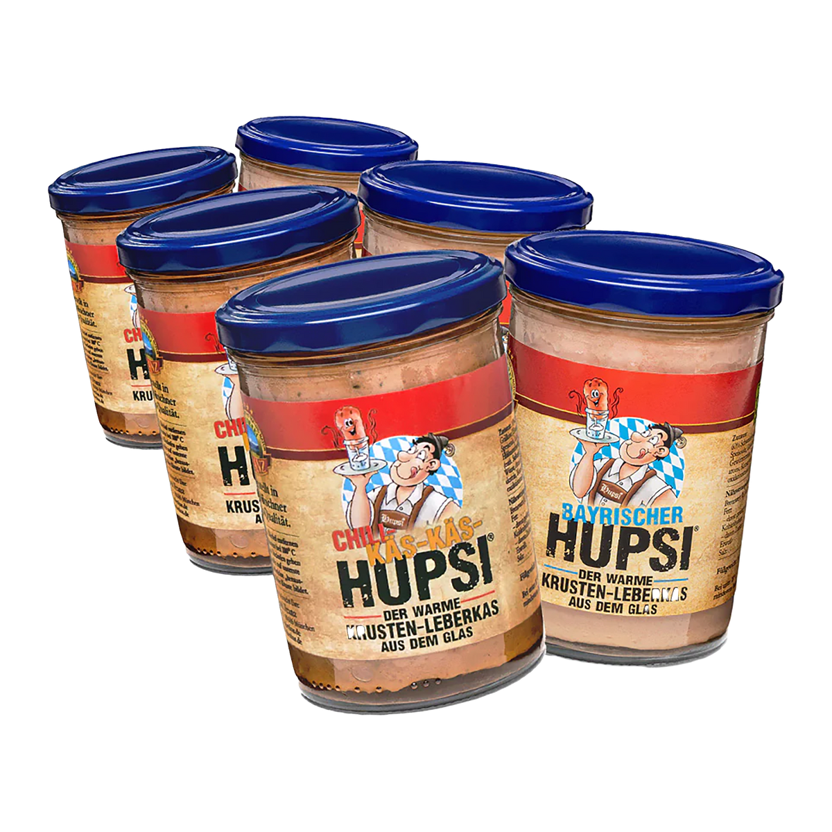 HUPSI LEBERKAS - Dein Krusten-Leberkäse zum Aufbacken aus dem Glas