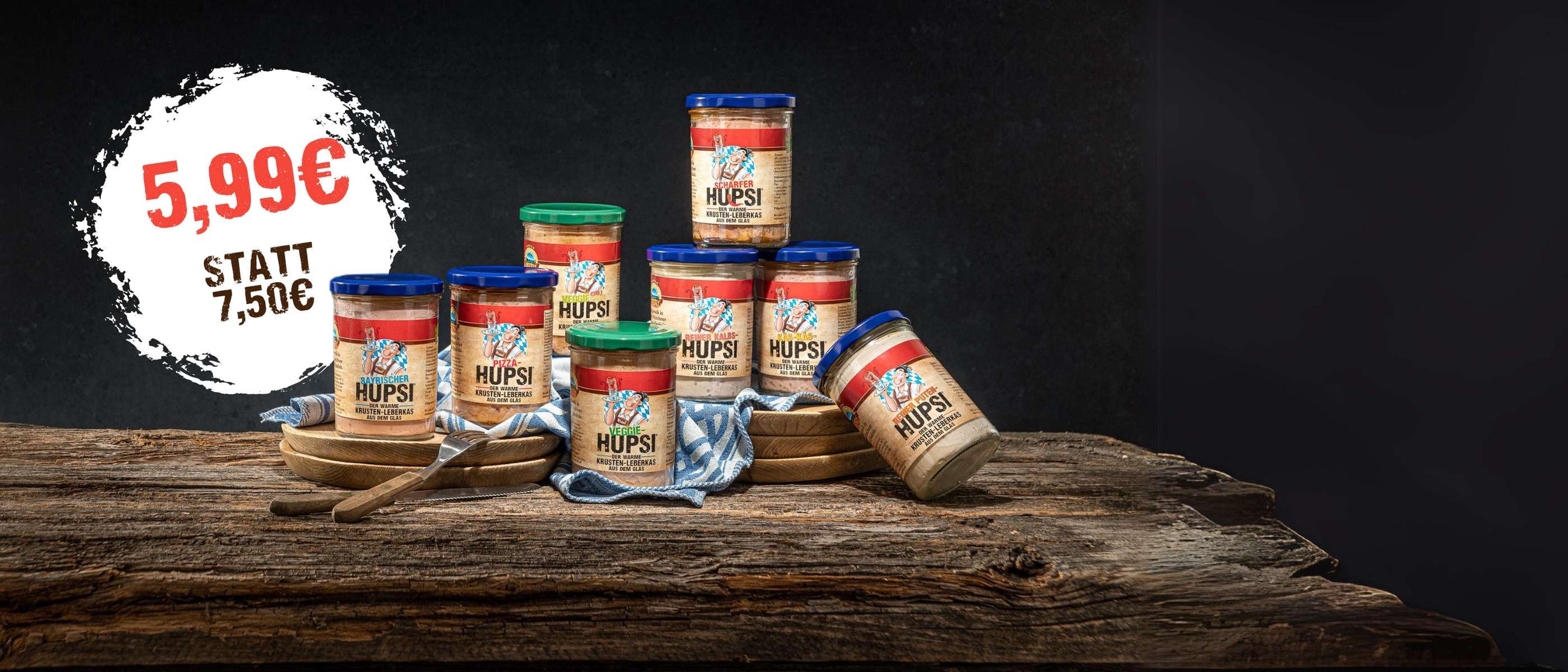 HUPSI LEBERKAS - Dein Krusten-Leberkäse zum Aufbacken aus dem Glas