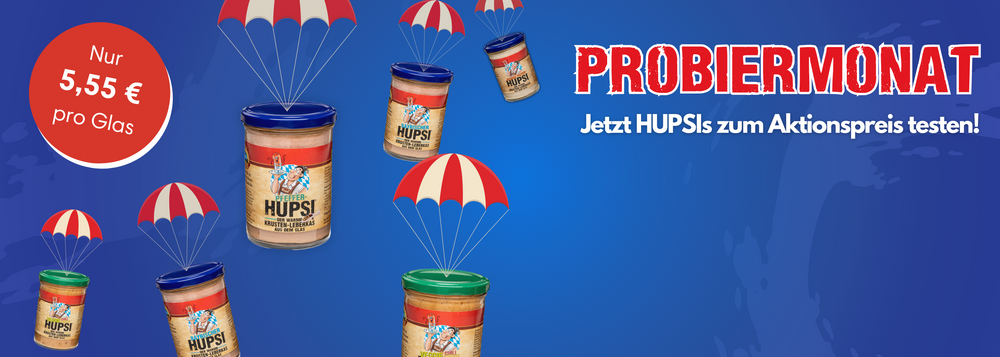 HUPSI LEBERKAS - Dein Krusten-Leberkäse zum Aufbacken aus dem Glas