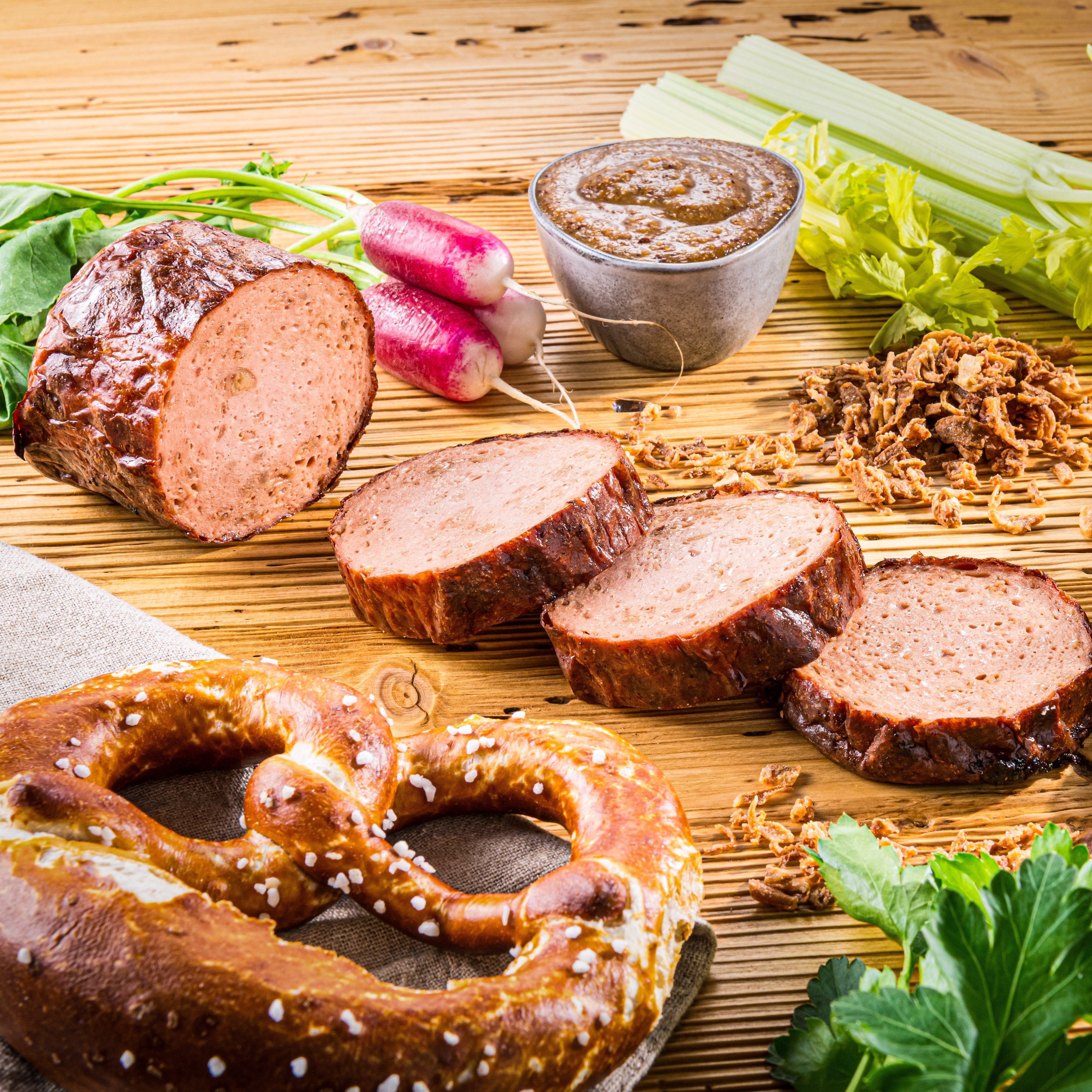 RÖSTZWIEBEL Leberkäse