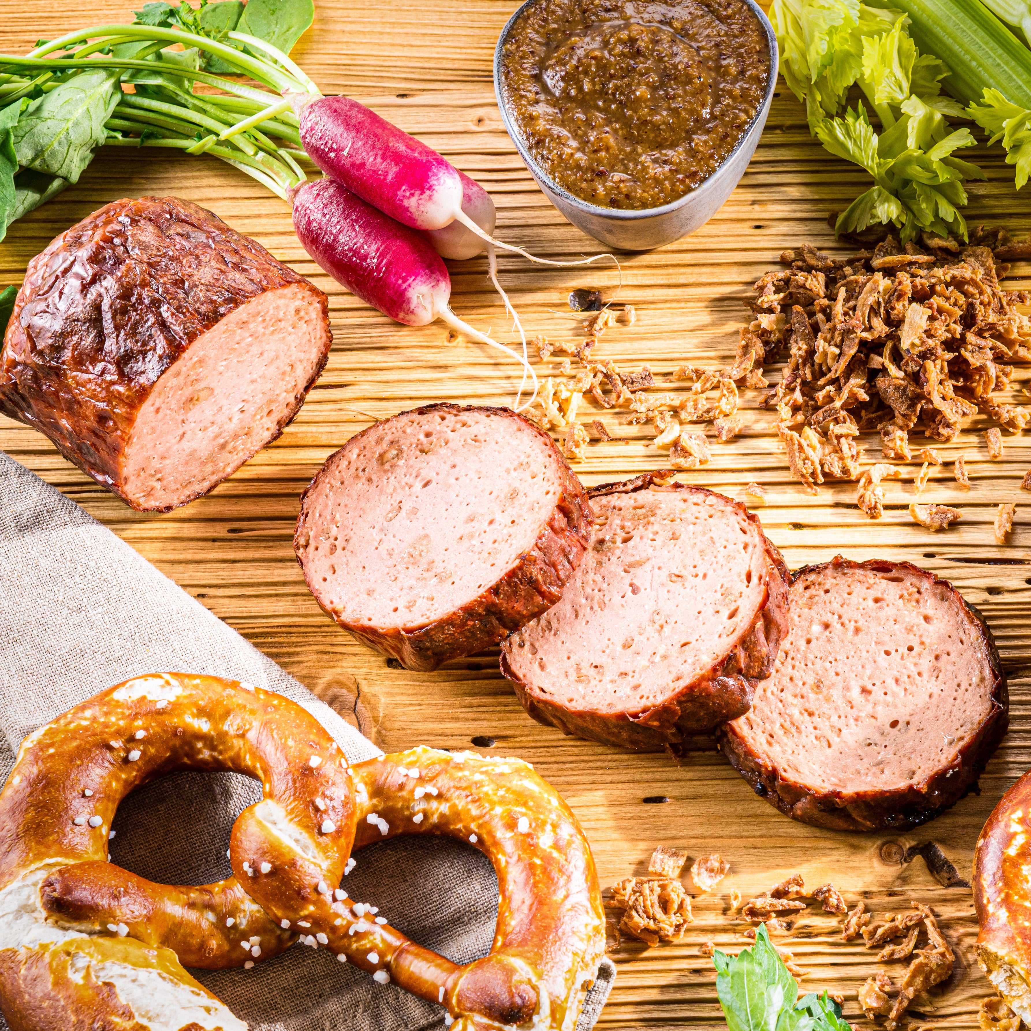 RÖSTZWIEBEL Leberkäse