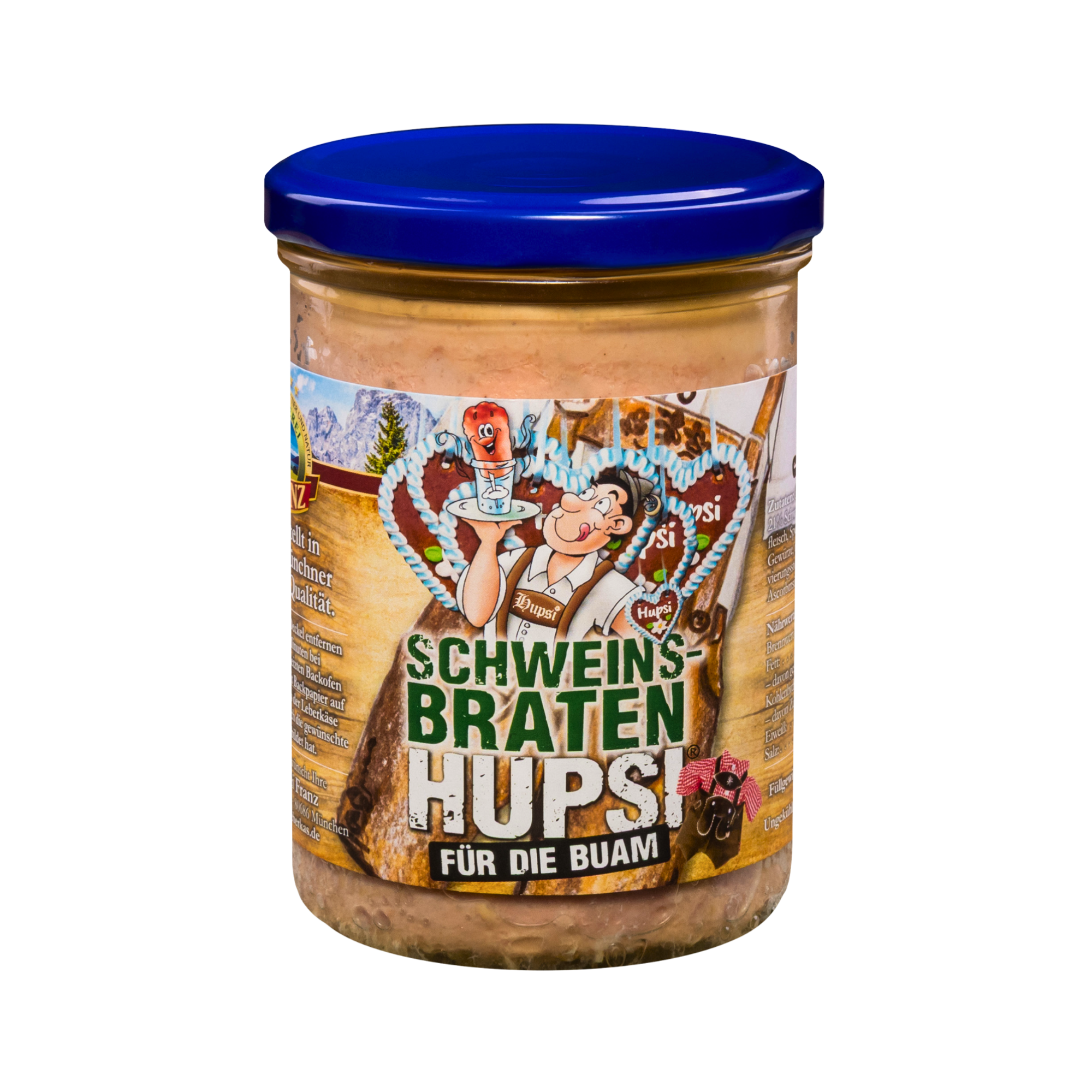 Schweinsbraten HUPSI "Lederhose" | 1x Glas