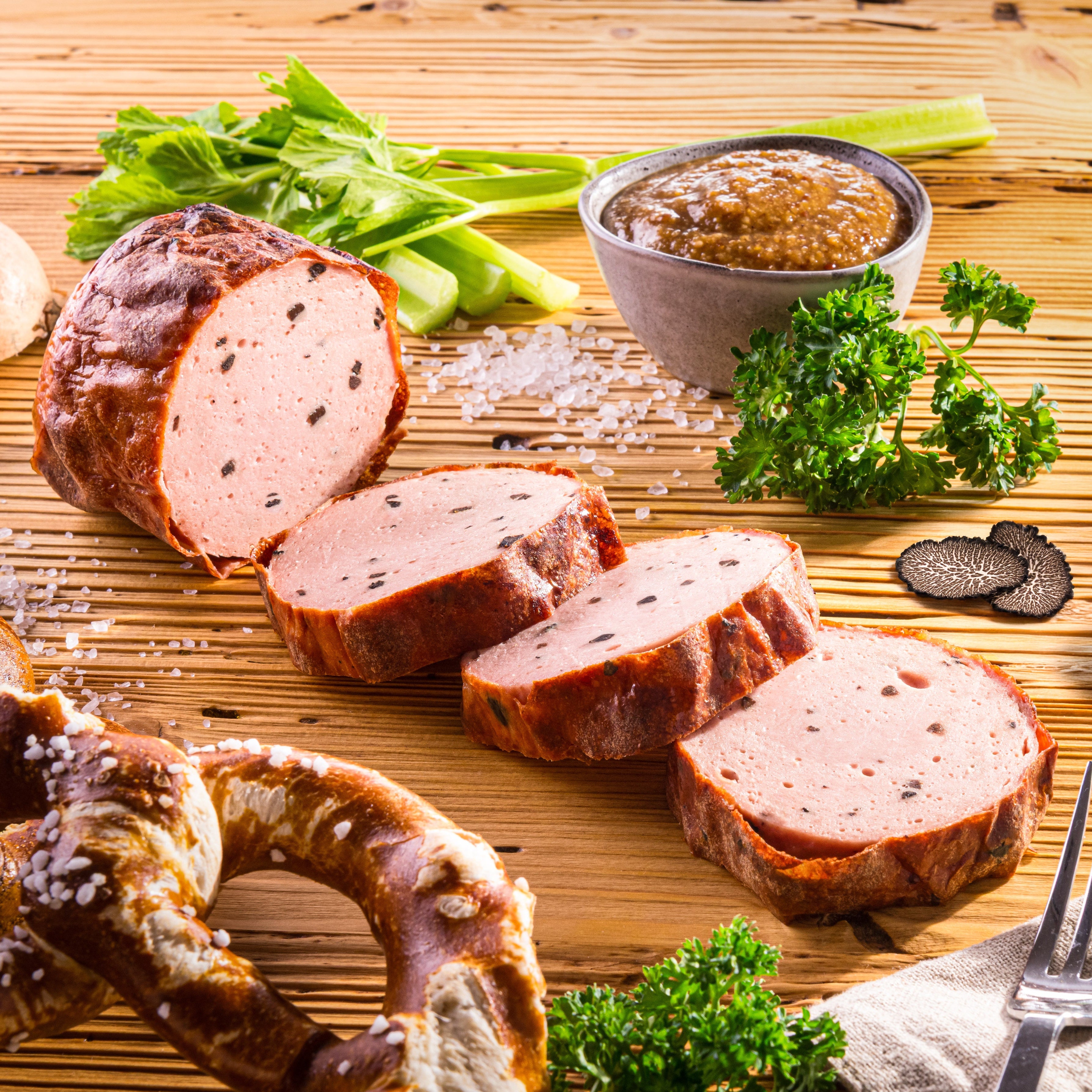 Trüffel Leberkäse