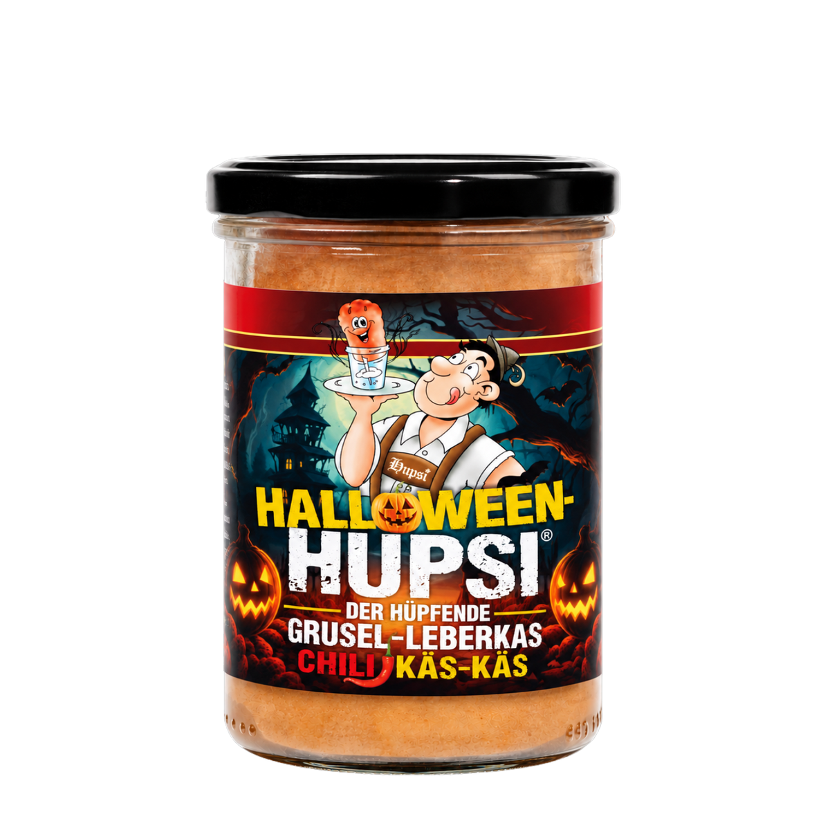 HALLOWEEN CHILI-KÄS-KÄS Leberkäse