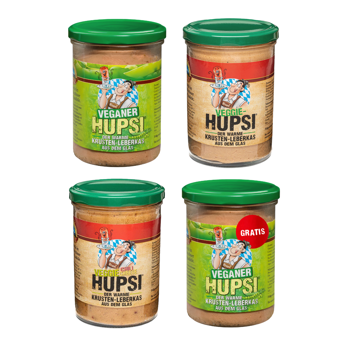 HUPSI 4-für-3 Veggie Box