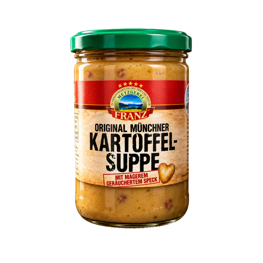 Kartoffelsuppe mit Speck