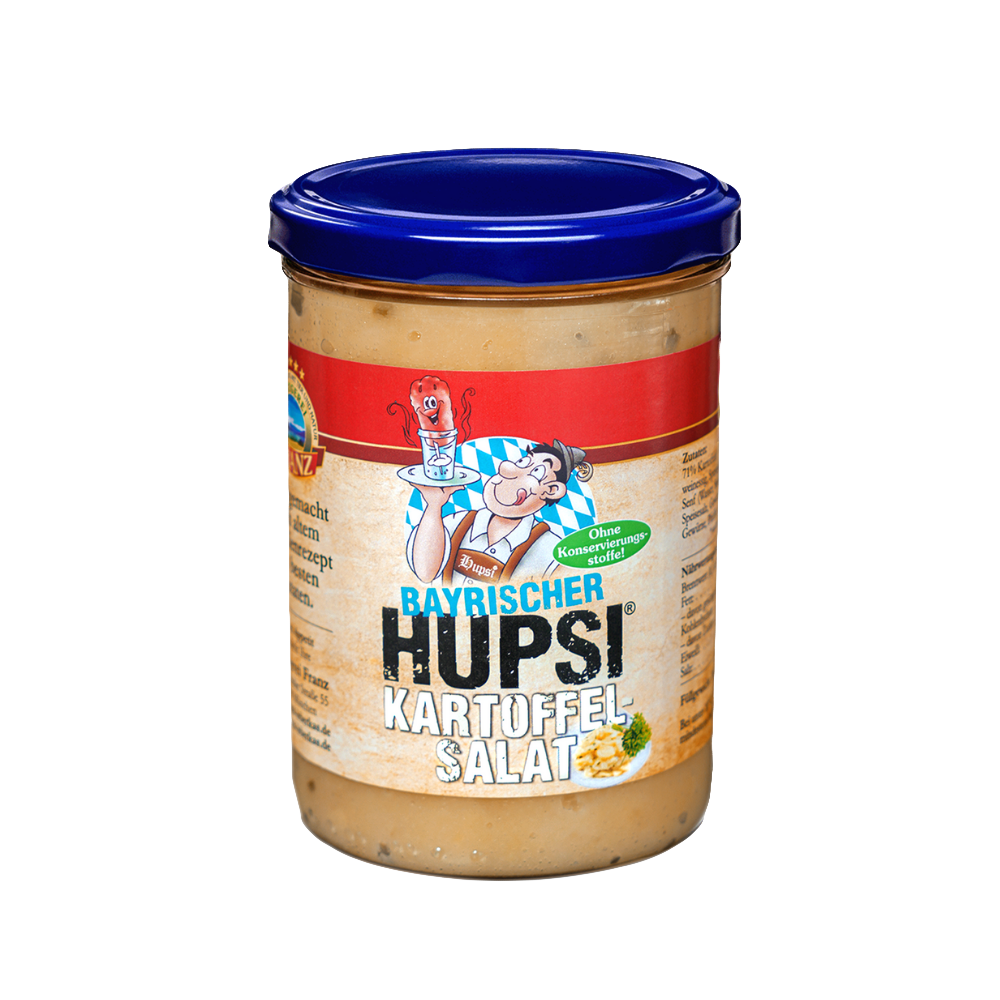 KARTOFFELSALAT nach bayrischer Art im 420g-Glas | HUPSI LEBERKAS KARTOFFELSALAT nach bayrischer Art im 420g-Glas | HUPSI LEBERKAS